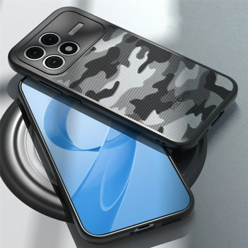 IBMRS Phone Case For Xiaomi Poco F8 Pro  /  Redmi K90 5G Soft TPU Frame Hard PC Back Anti-Fall Phone Cover - Artistic Camouflage