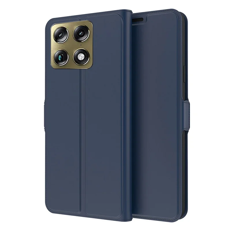 For Motorola Signature 5G / Moto X70 Air Pro 5G Case Shockproof TPU Inner Shell Leather Phone Cover Card Slot - Blue