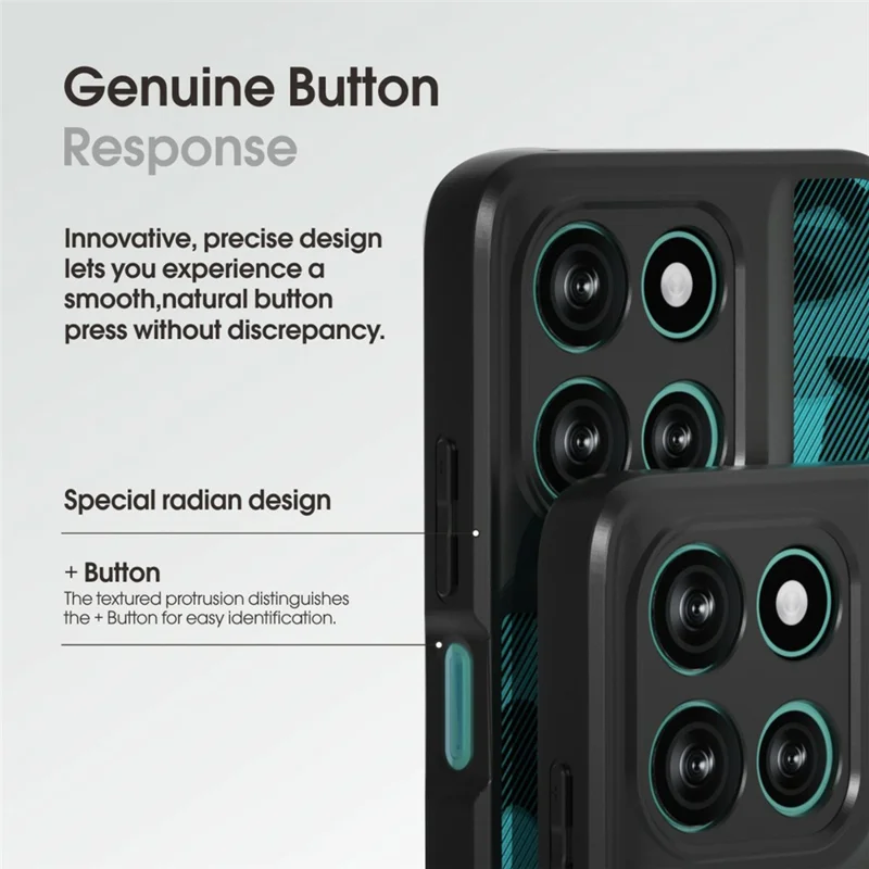 IBMRS Phone Case For Motorola Moto G67 Power 5G  /  G100 5G (2025)  /  G100s 5G  /  G57 Power 5G Soft TPU Frame Hard PC Back Anti-Fall Phone Cover - Artistic Camouflage