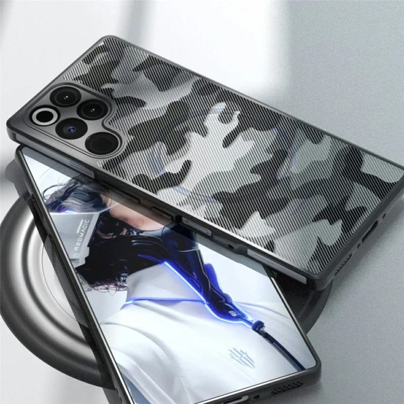 IBMRS For ZTE nubia RedMagic 11 Pro 5G Case Soft TPU Frame Hard PC Back Anti-Fall Phone Cover - Artistic Camouflage