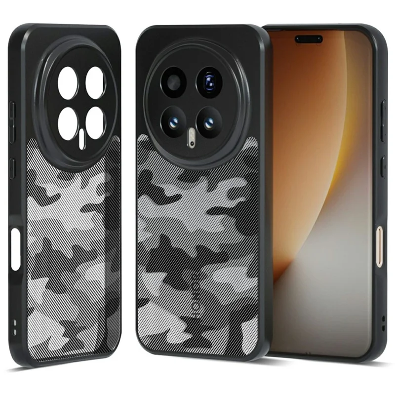 IBMRS For Honor Magic8 Pro 5G Case Soft TPU Frame Hard PC Back Anti-Fall Phone Cover - Artistic Camouflage