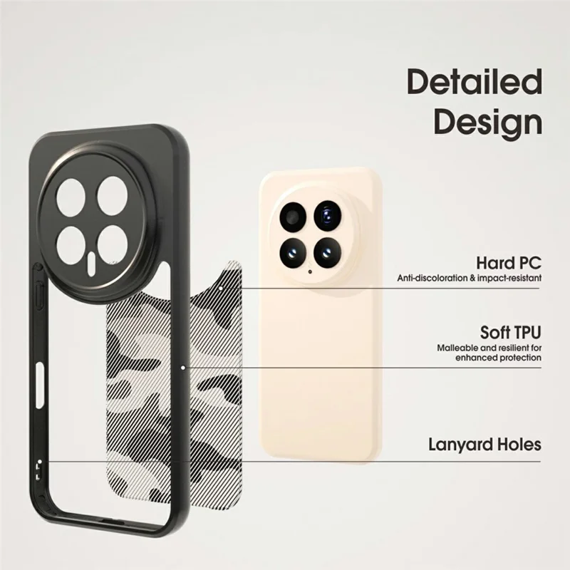 IBMRS For Honor Magic8 Pro 5G Case Soft TPU Frame Hard PC Back Anti-Fall Phone Cover - Artistic Camouflage