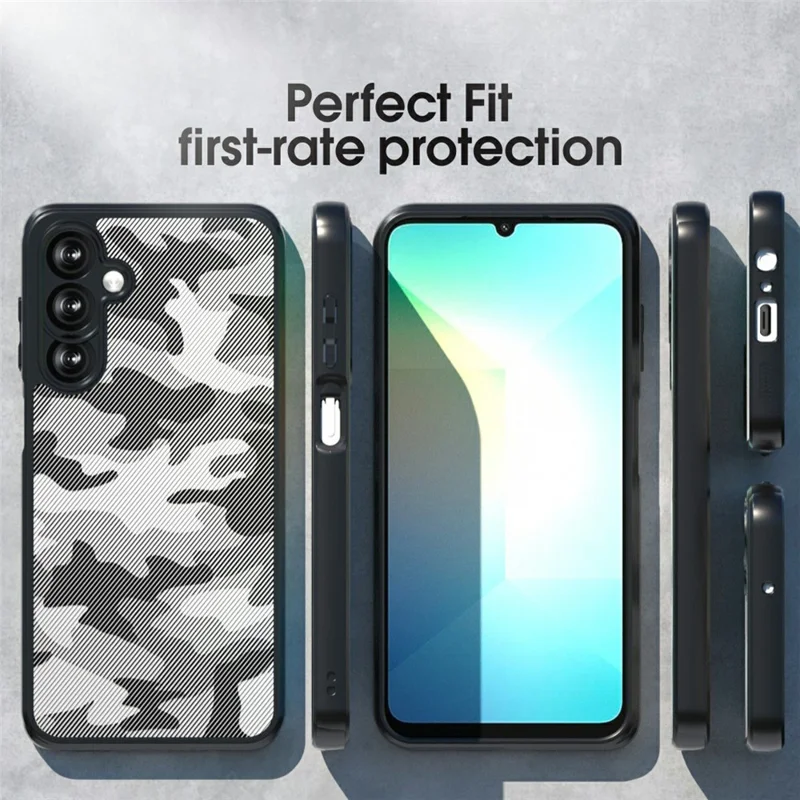 IBMRS For Samsung Galaxy S26+ Case Soft TPU Frame Hard PC Back Anti-Fall Phone Cover - Artistic Camouflage