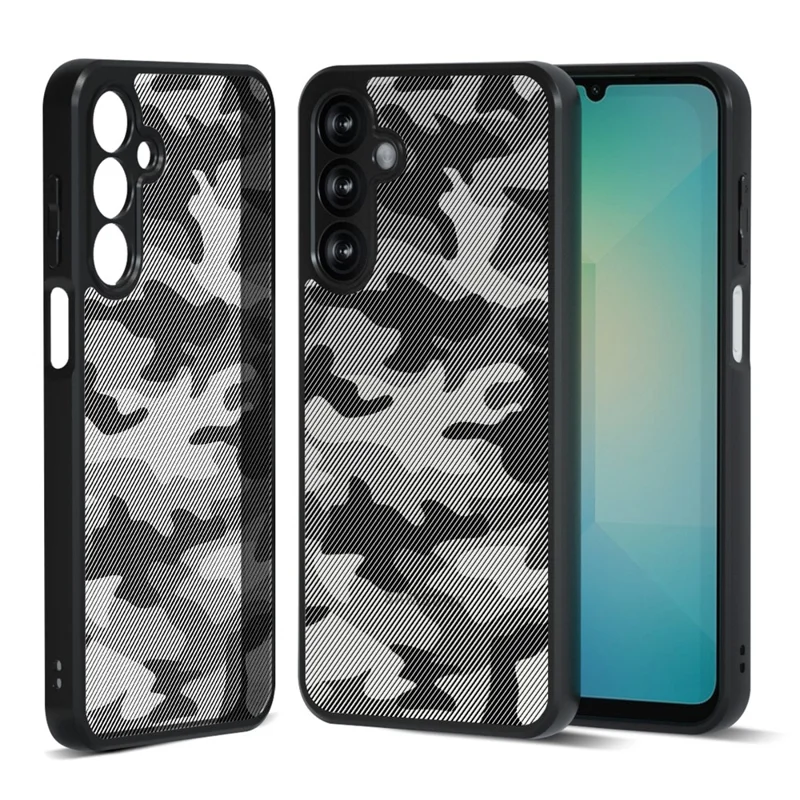 IBMRS For Samsung Galaxy A37 5G Case Soft TPU Frame Hard PC Back Anti-Fall Phone Cover - Artistic Camouflage