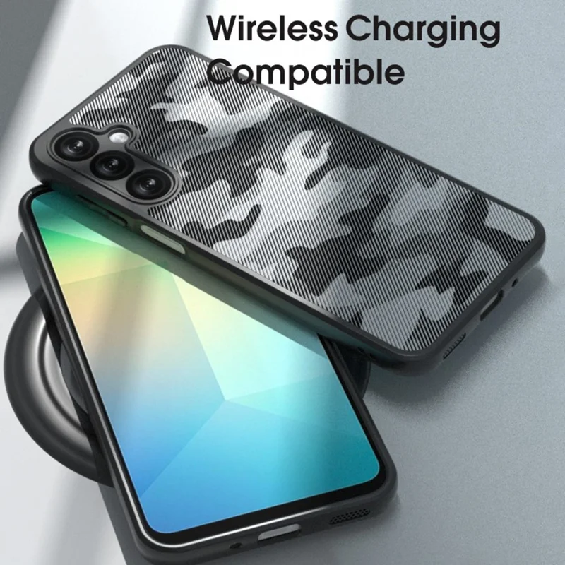 IBMRS For Samsung Galaxy A37 5G Case Soft TPU Frame Hard PC Back Anti-Fall Phone Cover - Artistic Camouflage