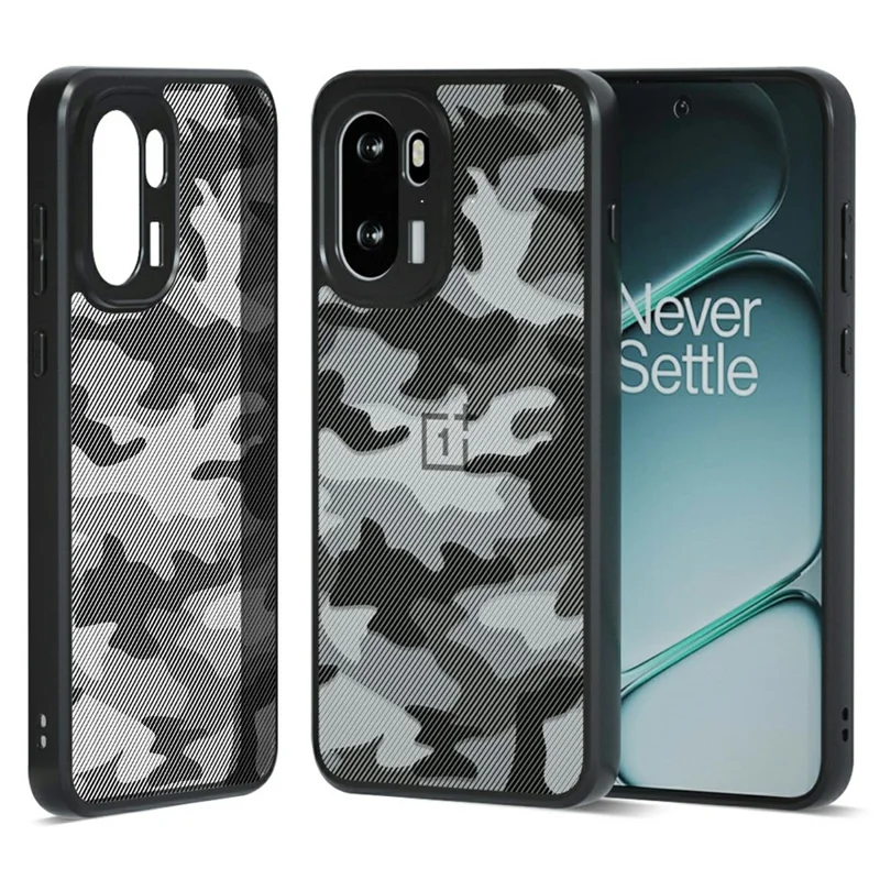 IBMRS Phone Case For OnePlus 15R 5G  /  Ace 6 5G Soft TPU Frame Hard PC Back Anti-Fall Phone Cover - Artistic Camouflage