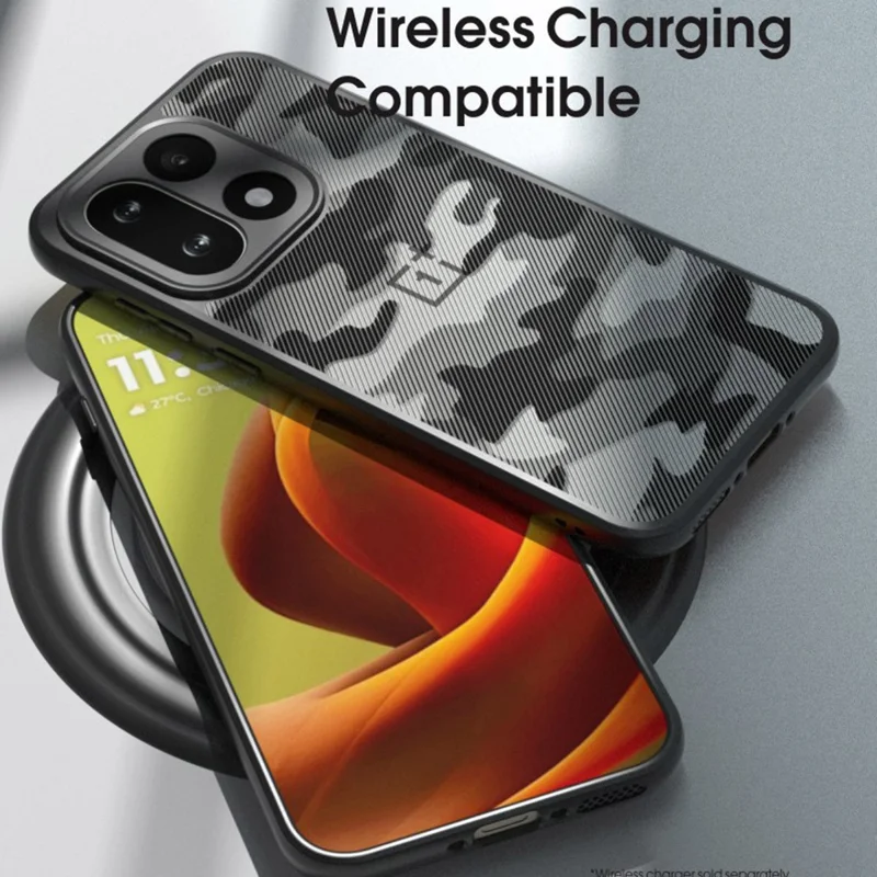 IBMRS For OnePlus 15 5G Case Soft TPU Frame Hard PC Back Anti-Fall Phone Cover -  Artistic Camouflage