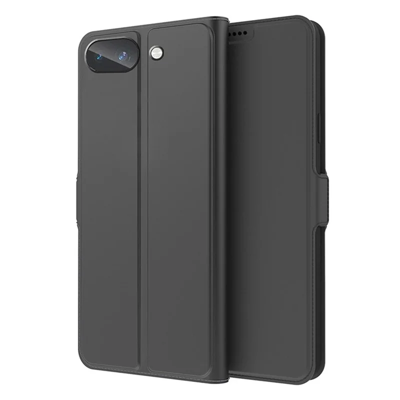 For Google Pixel 10a Case Shockproof TPU Inner Shell Leather Phone Cover Card Slot - Black