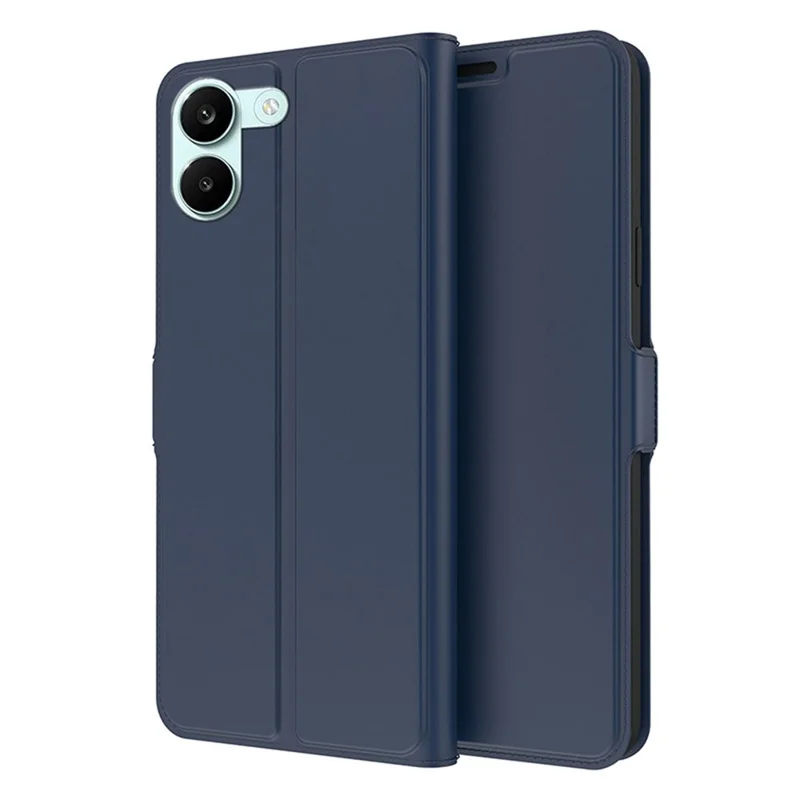 For Xiaomi Redmi Turbo 5 5G Case Shockproof TPU Inner Shell Leather Phone Cover Card Slot - Blue