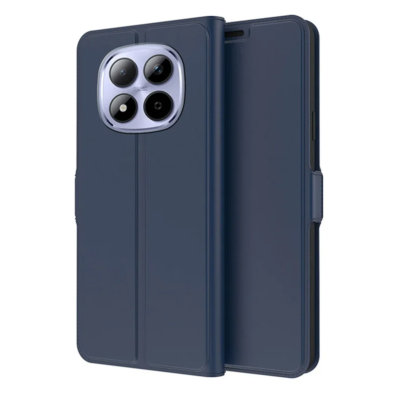 For Xiaomi Poco M8 5G / Redmi Note 15 5G (Global) Case Shockproof TPU Inner Shell Leather Phone Cover Card Slot - Blue