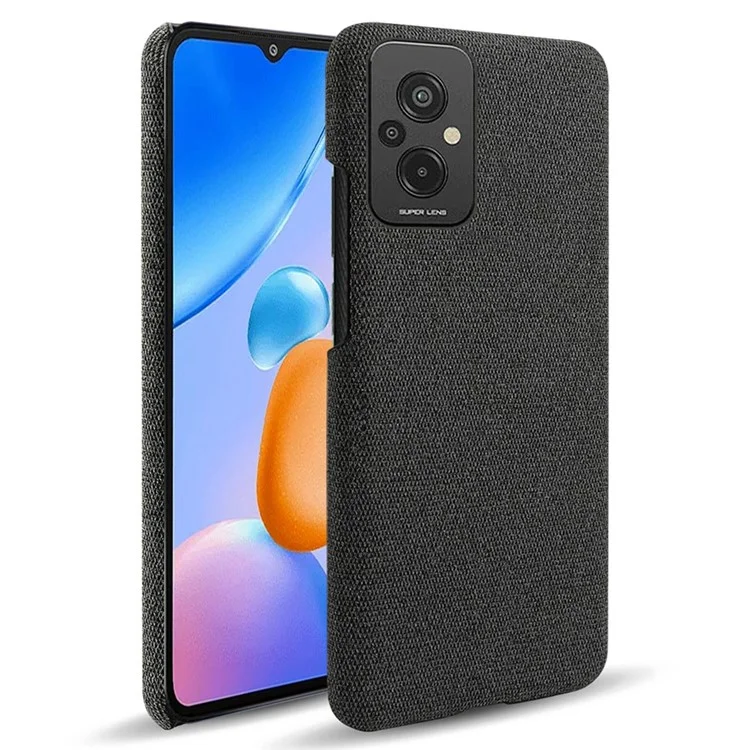 Pour Xiaomi Redmi 11 Prime 4G Shock-absorption Mobile Phone Case Shell Color Couleur Hard pc + Couverce Téléphon - le Noir