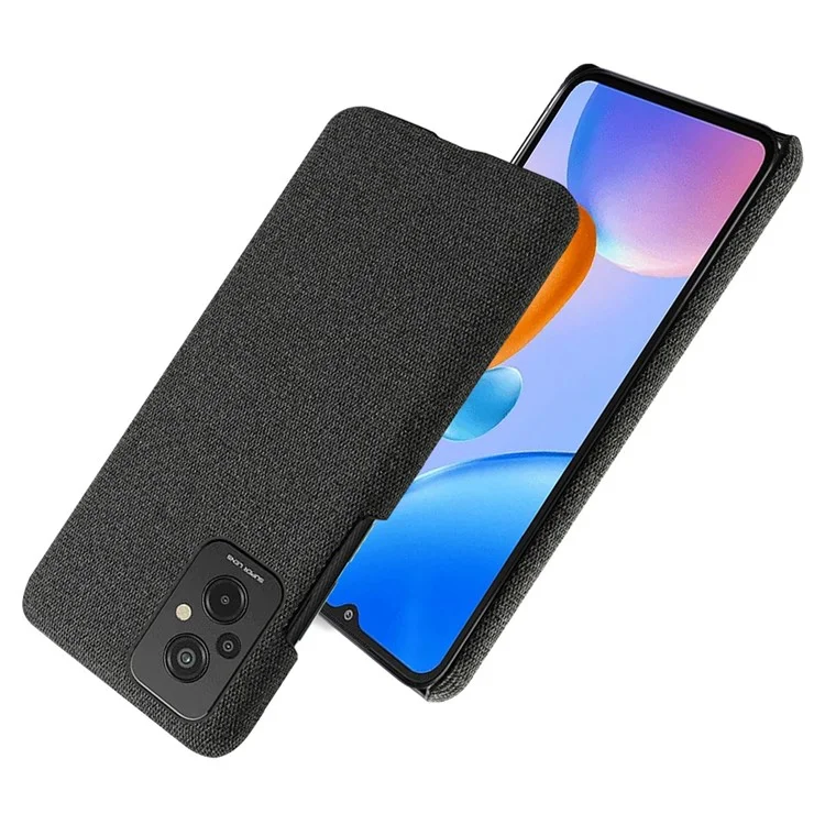 Pour Xiaomi Redmi 11 Prime 4G Shock-absorption Mobile Phone Case Shell Color Couleur Hard pc + Couverce Téléphon - le Noir