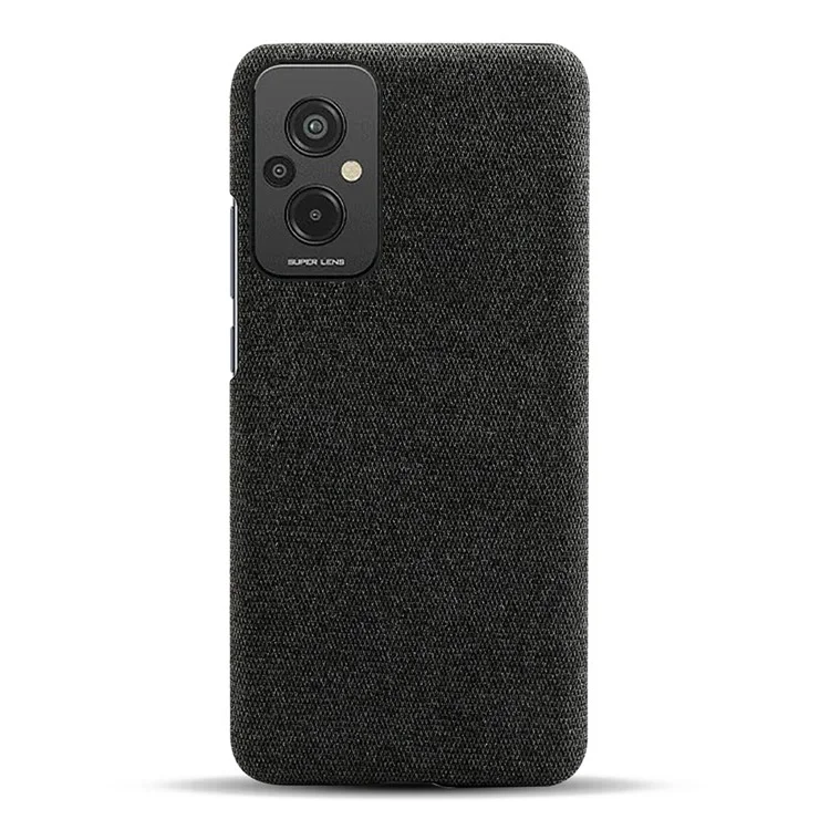Pour Xiaomi Redmi 11 Prime 4G Shock-absorption Mobile Phone Case Shell Color Couleur Hard pc + Couverce Téléphon - le Noir