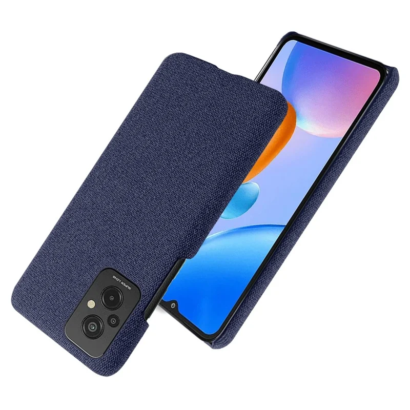 Pour Xiaomi Redmi 11 Prime 4G Shock-absorption Mobile Phone Case Shell Color Couleur Hard pc + Couverce Téléphon - Bleu