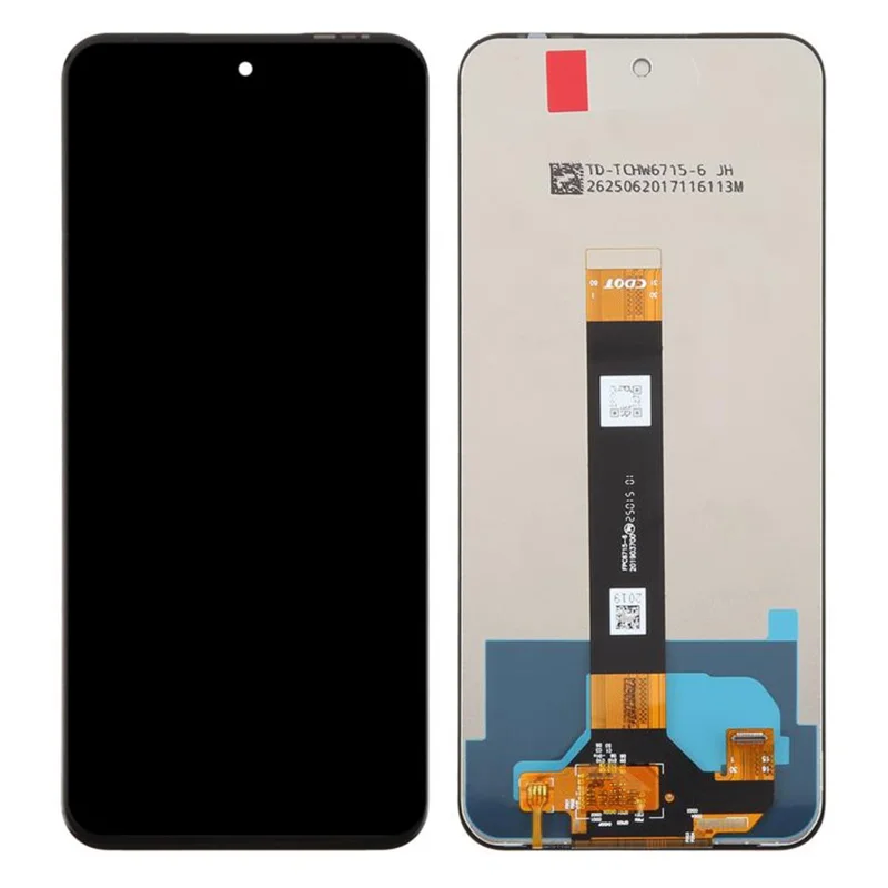 For TCL 60 SE NxtPaper 5G T521K Grade C LCD Screen and Digitizer Assembly Replacement Part, Glossy Screen (Without Logo)
