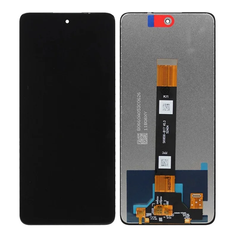 For TCL 50 XE NxtPaper 5G T614J T614WS Grade C LCD Screen and Digitizer Assembly Replacement Part, Glossy Screen (Without Logo)