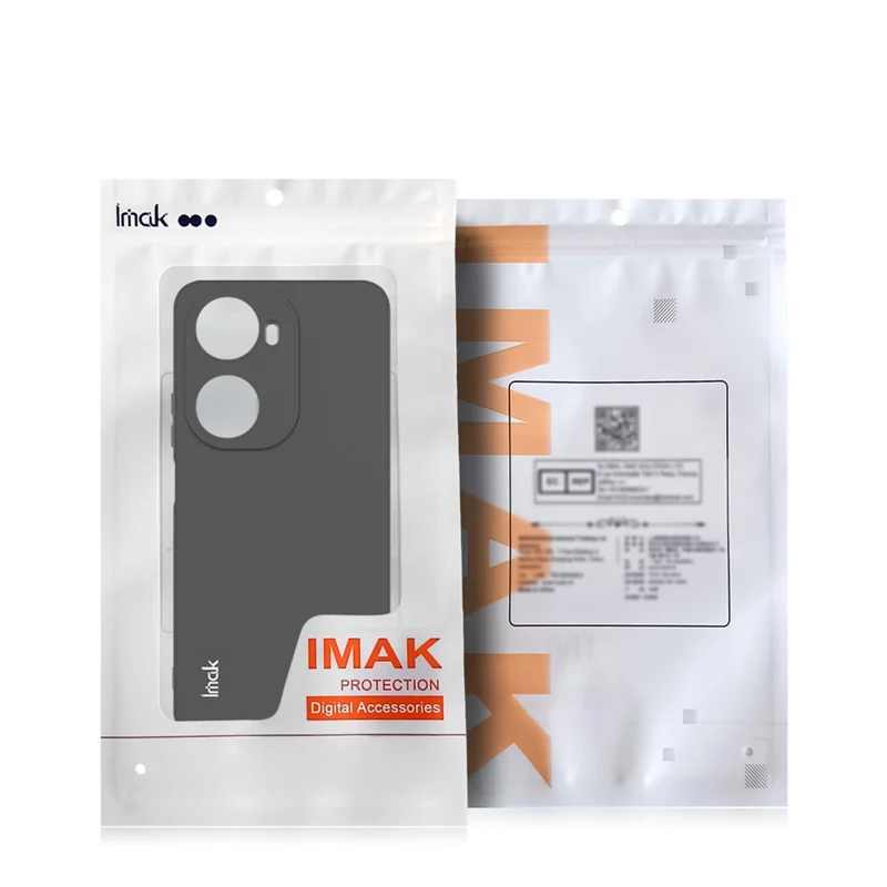 IMAK UC-3 Series for Samsung Galaxy A37 5G Case Matte Anti Fingerprint Soft TPU Cover - Black