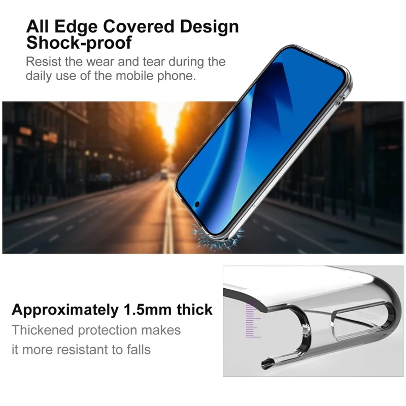 IMAK UX-10 Series For Google Pixel 10a Phone Case Soft TPU Mobile Back Cover - Transparent