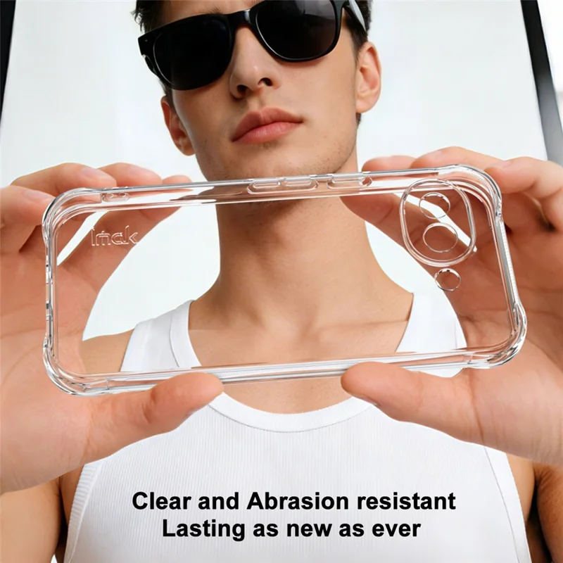 IMAK For Google Pixel 10a Case TPU Phone Cover Airbag Shockproof Protection - Transparent