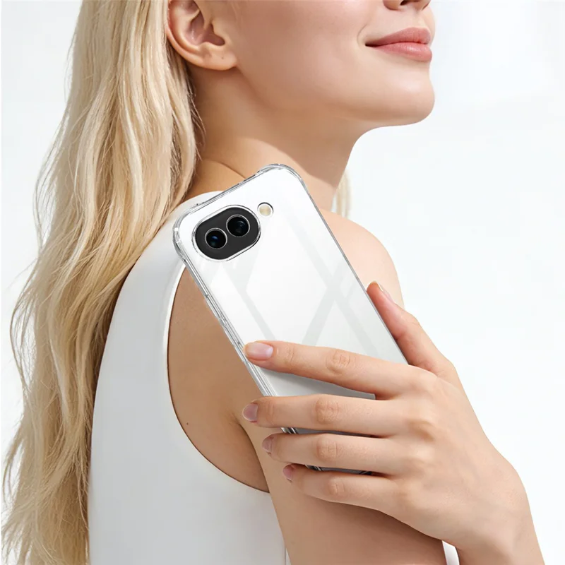 IMAK For Google Pixel 10a Case TPU Phone Cover Airbag Shockproof Protection - Transparent