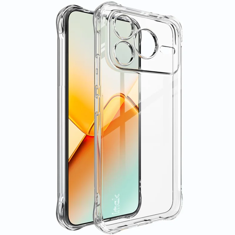 IMAK For Honor Power2 5G Case TPU Phone Cover Airbag Shockproof Protection - Transparent