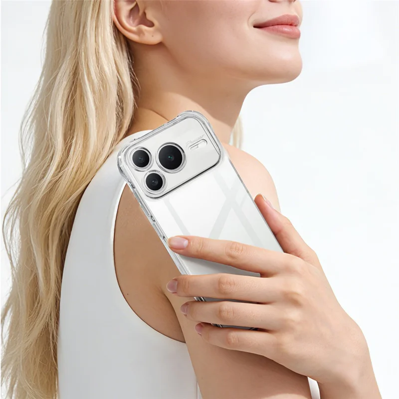 IMAK For Honor Power2 5G Case TPU Phone Cover Airbag Shockproof Protection - Transparent