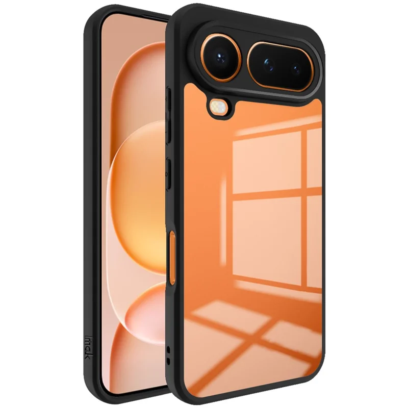 IMAK UX-9A Series For Honor Magic8 Pro Air 5G Case TPU PC Phone Cover Reinforced Corners - Transparent
