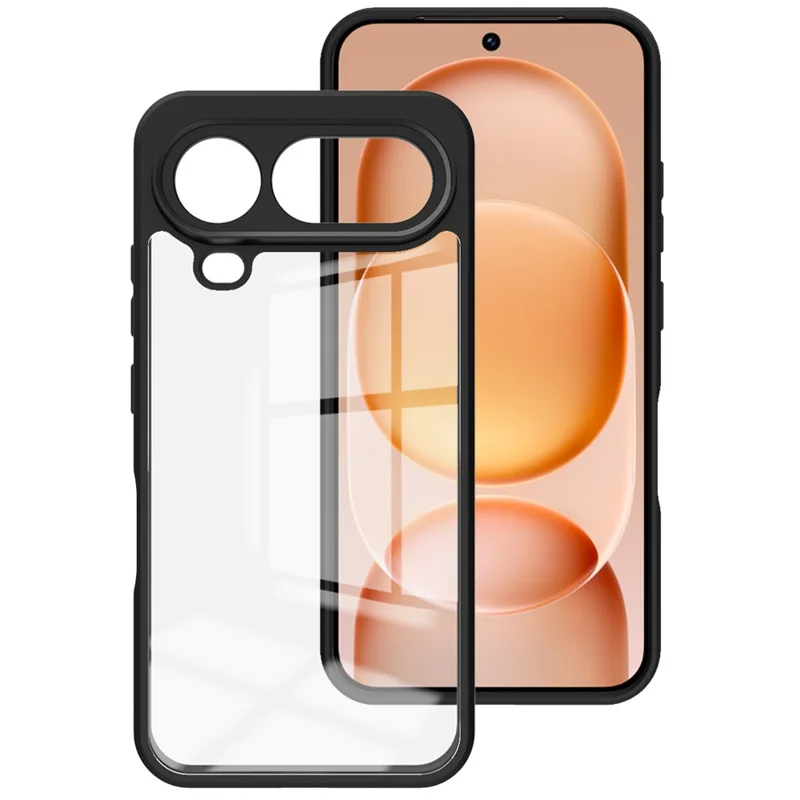 IMAK UX-9A Series For Honor Magic8 Pro Air 5G Case TPU PC Phone Cover Reinforced Corners - Transparent