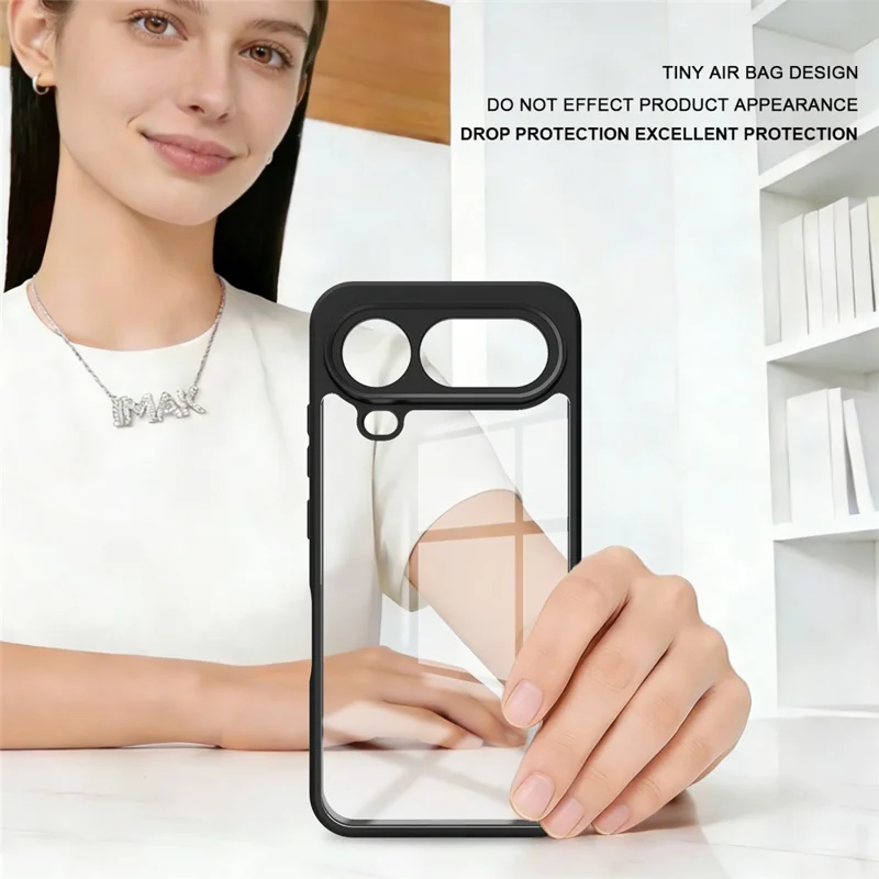 IMAK UX-9A Series For Honor Magic8 Pro Air 5G Case TPU PC Phone Cover Reinforced Corners - Transparent