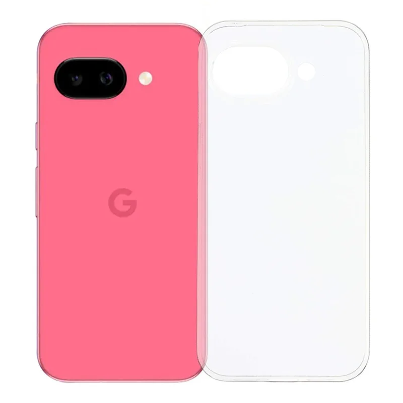 For Google Pixel 10a Case Slim Fit Transparent Soft TPU Phone Cover - Transparent