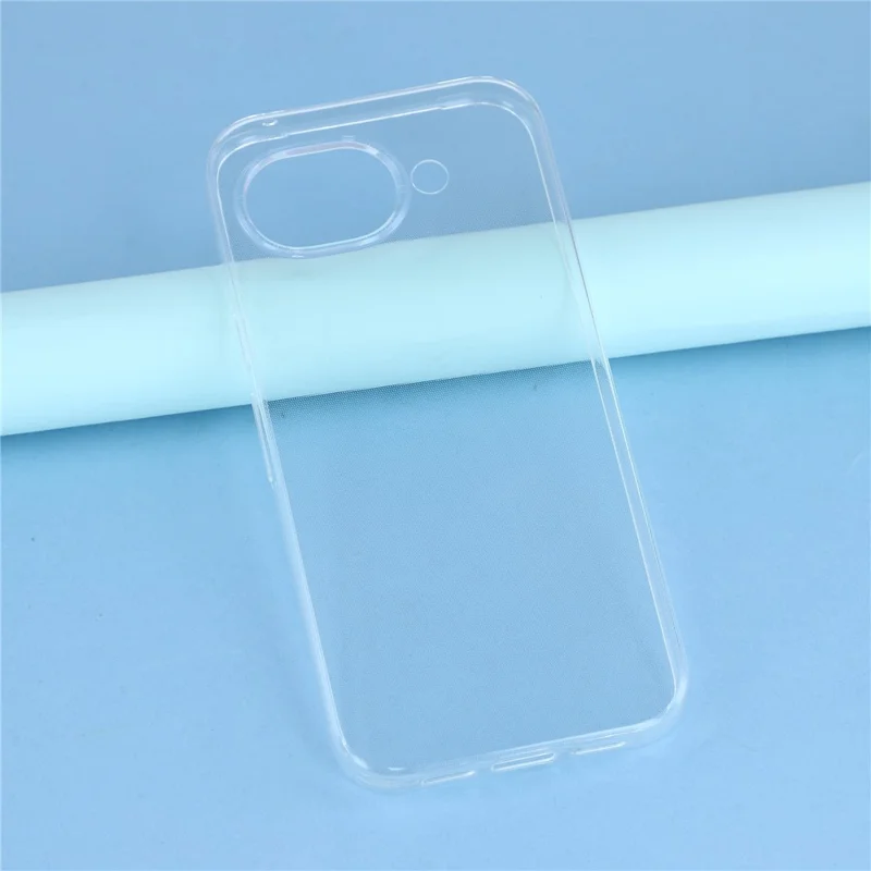 For Google Pixel 10a Case Slim Fit Transparent Soft TPU Phone Cover - Transparent