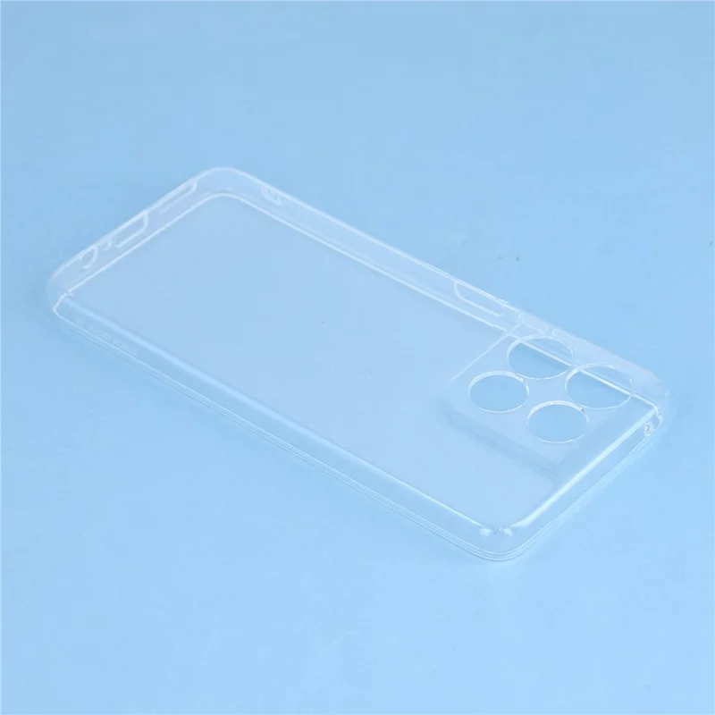 For Motorola Moto G67 Power 5G Back Cover Ultra Thin Flexible TPU Clear Phone Case - Transparent