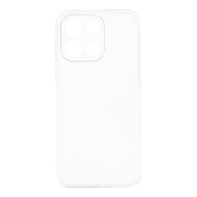 For OnePlus Turbo 6 5G Back Cover Ultra Thin Flexible TPU Clear Phone Case - Transparent