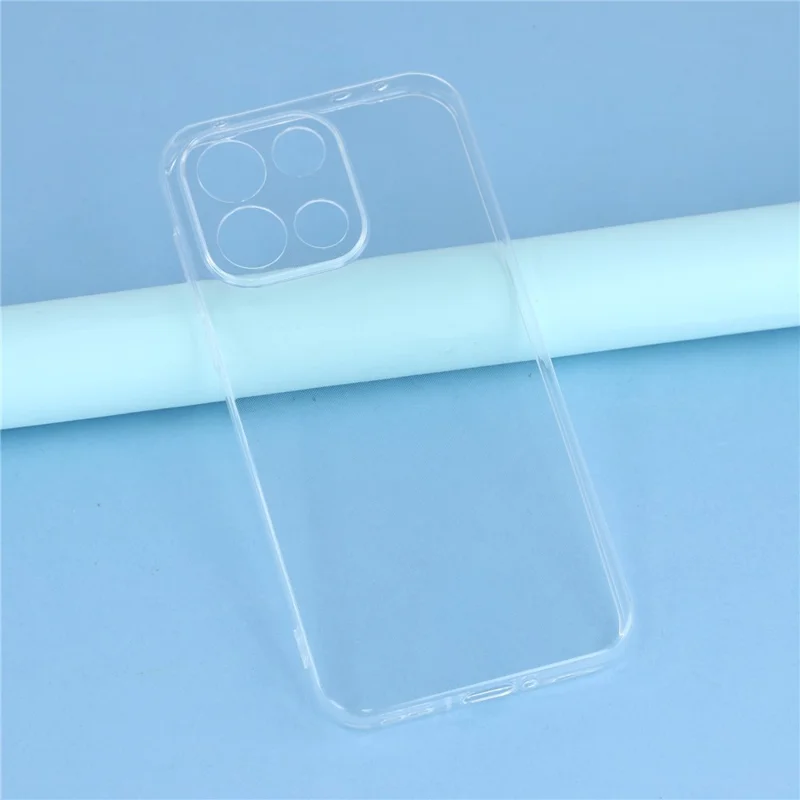 For OnePlus Turbo 6 5G Back Cover Ultra Thin Flexible TPU Clear Phone Case - Transparent