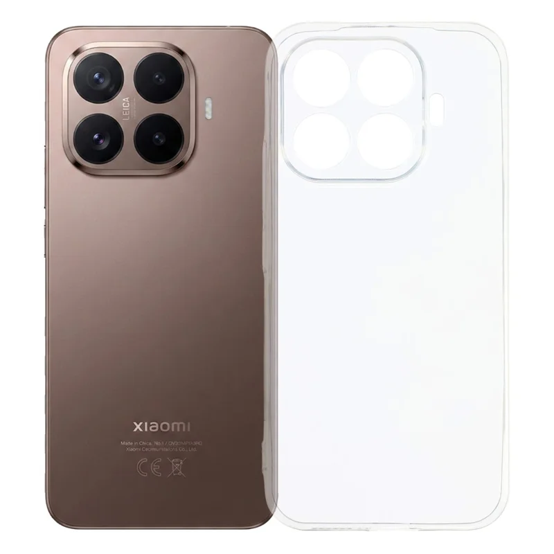 For Xiaomi 17T Back Cover Ultra Thin Flexible TPU Clear Phone Case - Transparent