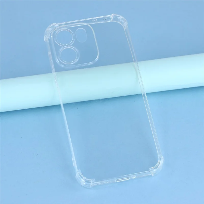 For OnePlus Turbo 6V 5G TPU Case Reinforced Corners Drop-proof Phone Cover - Transparent