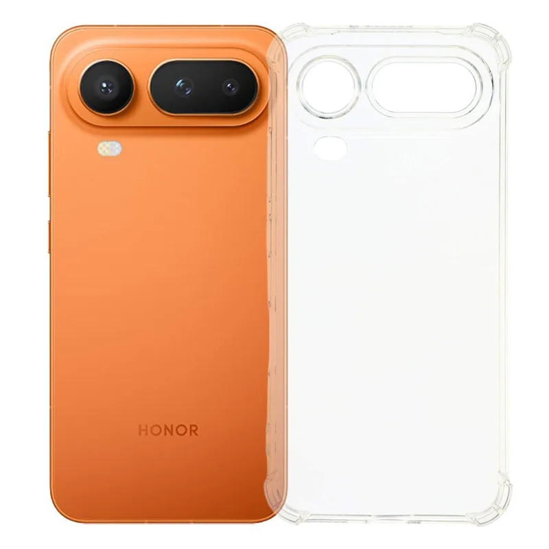 For Honor Magic8 Pro Air 5G TPU Case Reinforced Corners Drop-proof Phone Cover - Transparent