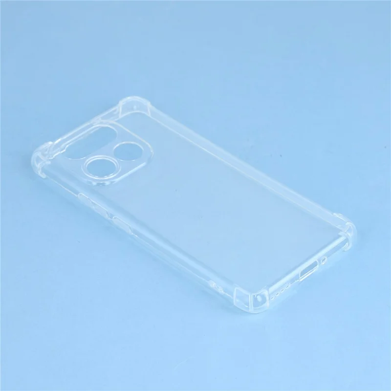 For Realme 16 Pro+ 5G TPU Case Reinforced Corners Drop-proof Phone Cover - Transparent