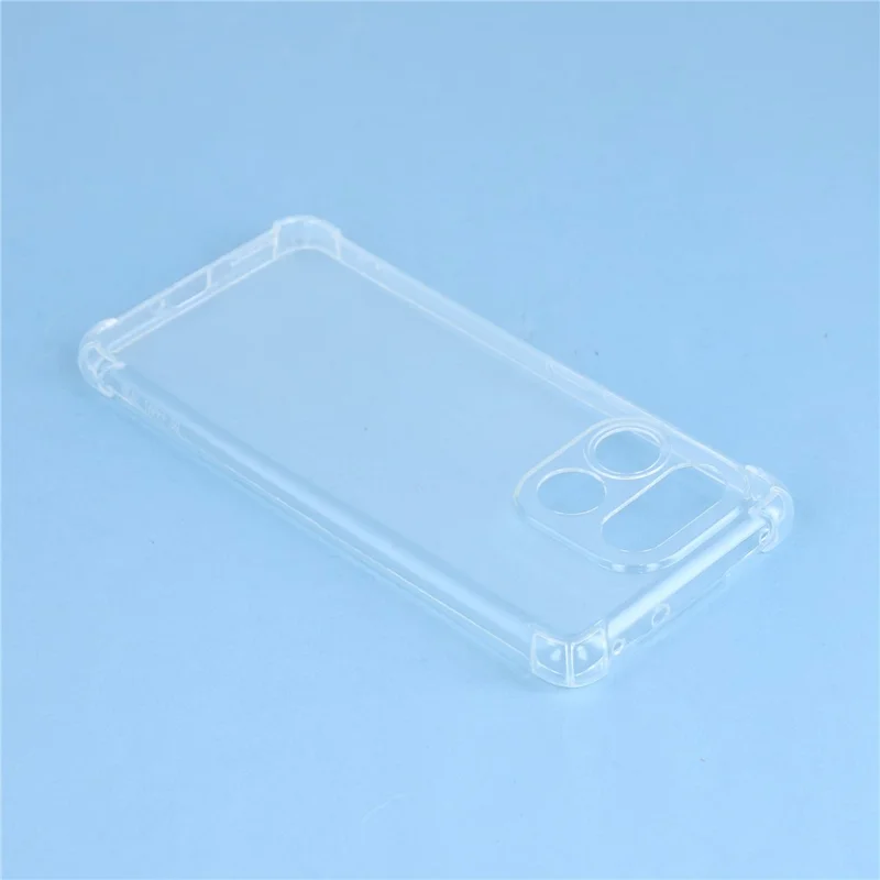 For Realme 16 Pro+ 5G TPU Case Reinforced Corners Drop-proof Phone Cover - Transparent