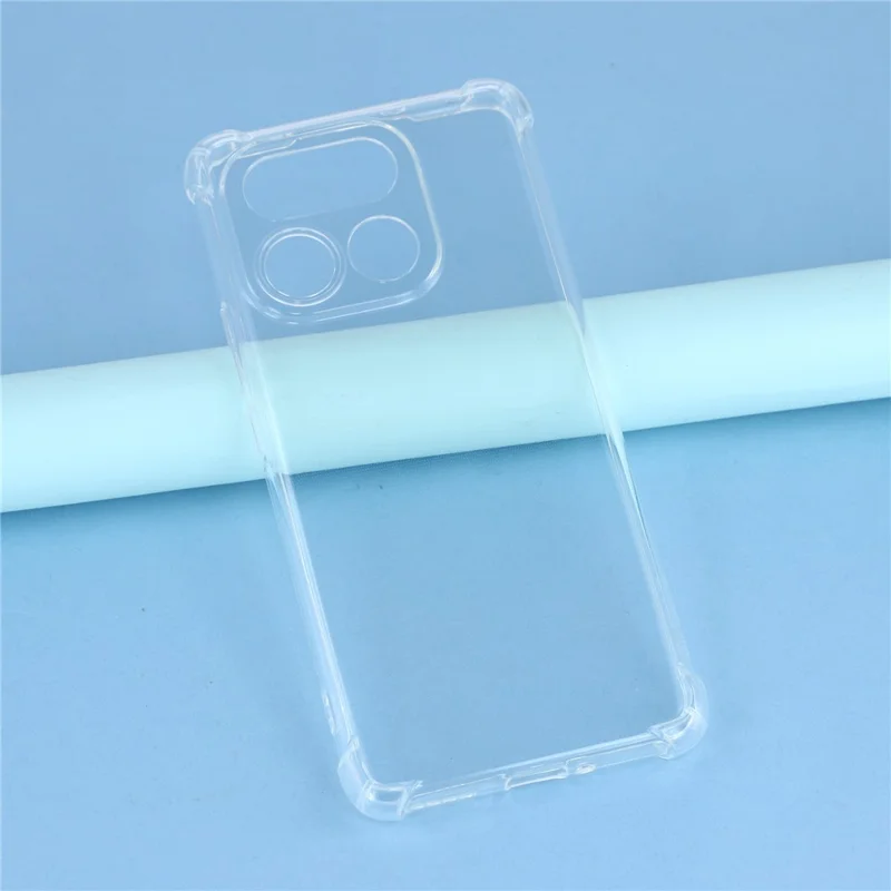 For Realme 16 Pro+ 5G TPU Case Reinforced Corners Drop-proof Phone Cover - Transparent