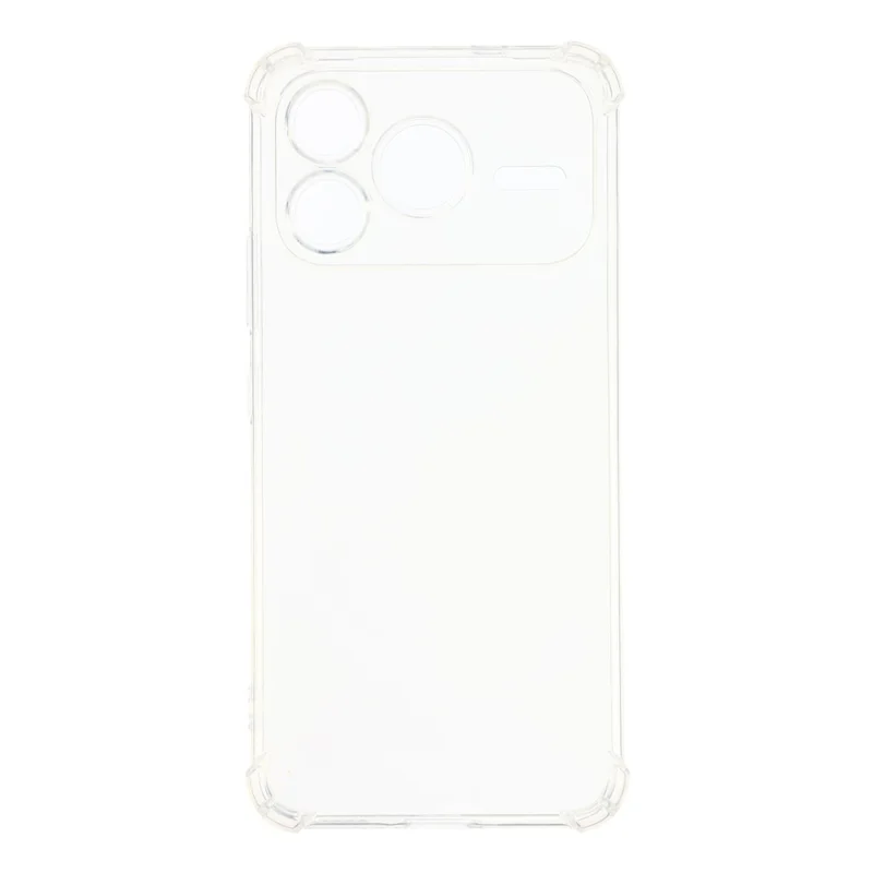 For Honor Power2 5G TPU Case Reinforced Corners Drop-proof Phone Cover - Transparent