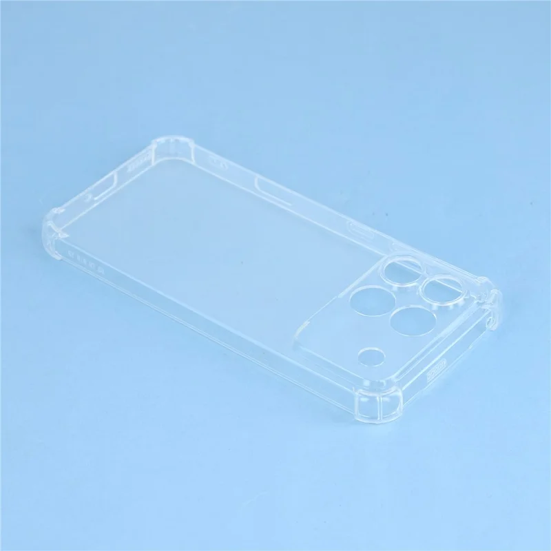 For Honor Win 5G TPU Case Reinforced Corners Drop-proof Phone Cover - Transparent