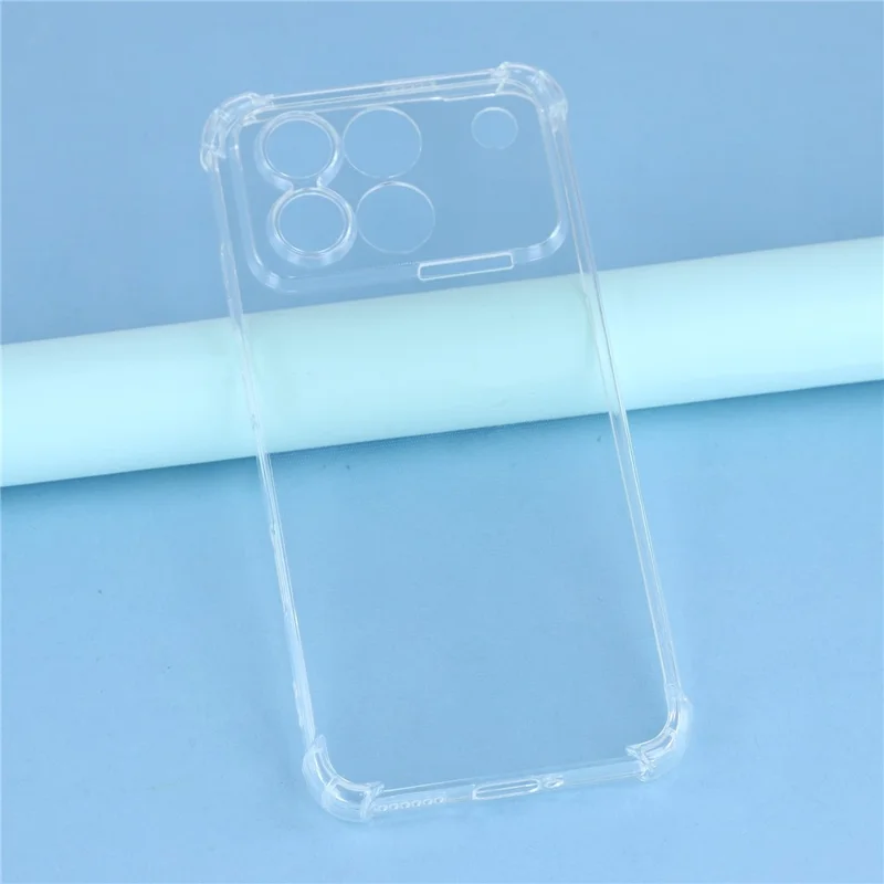 For Honor Win 5G TPU Case Reinforced Corners Drop-proof Phone Cover - Transparent