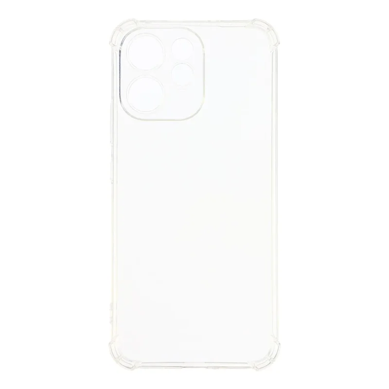 For Oppo Reno15 F 5G TPU Case Reinforced Corners Drop-proof Phone Cover - Transparent