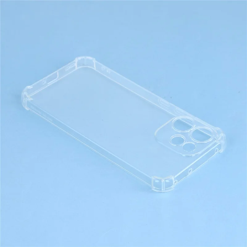 For Oppo Reno15 F 5G TPU Case Reinforced Corners Drop-proof Phone Cover - Transparent
