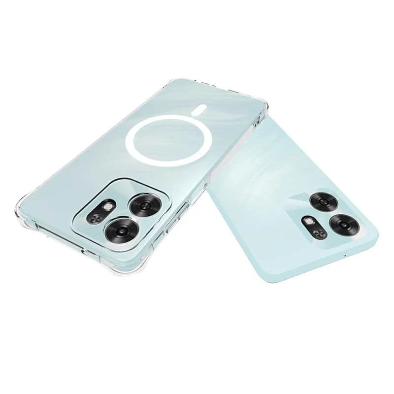 Bulk Purchasing For Honor Play 60A 5G Magnetic Case TPU Anti-drop Phone Back Cover - Transparent