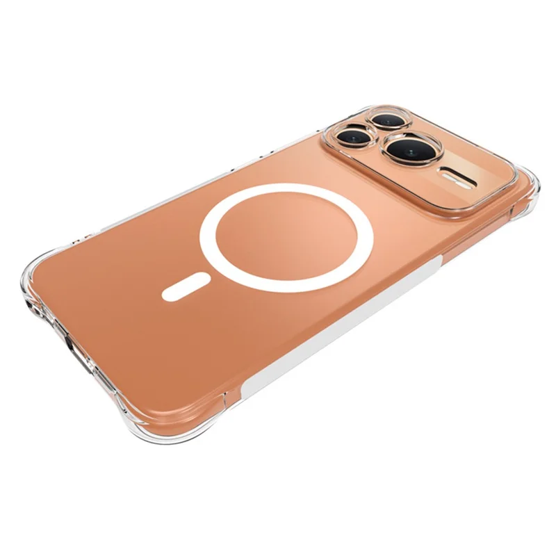 Achat en gros pour coque magnétique Honor Power2 5G en TPU, housse arrière anti-chute - Transparent