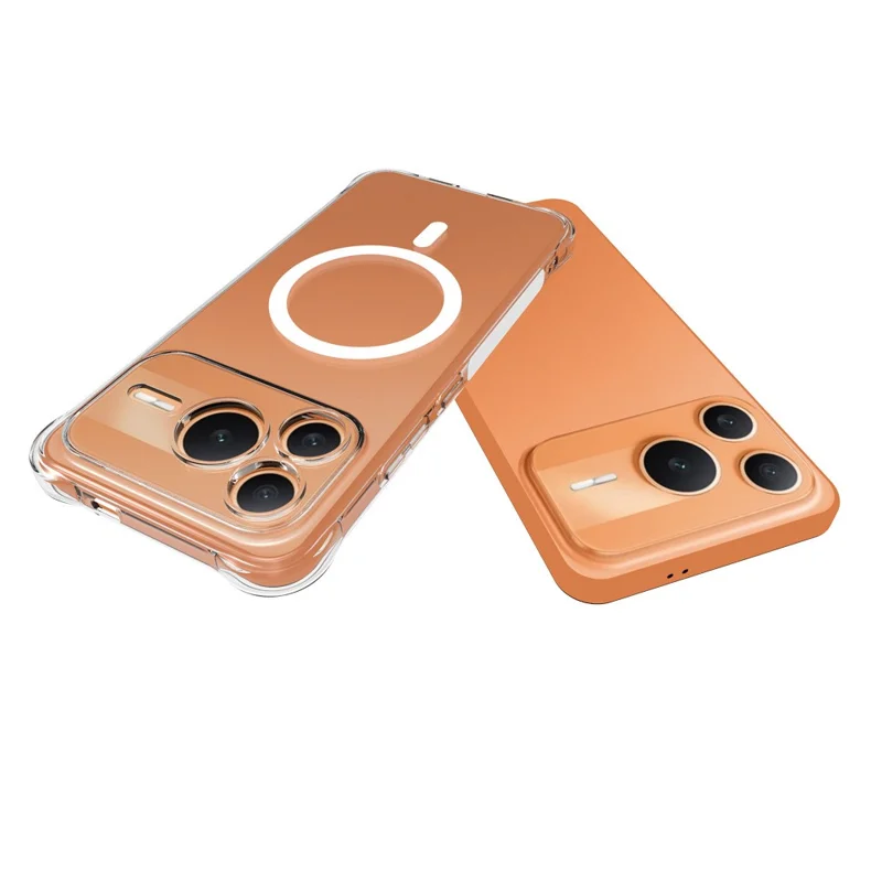 Achat en gros pour coque magnétique Honor Power2 5G en TPU, housse arrière anti-chute - Transparent