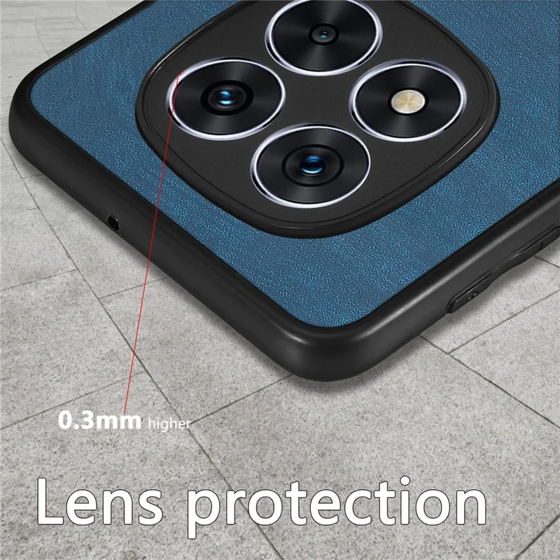 For Xiaomi Redmi Note 15 Pro+ 5G (Global) Case Shockproof Slim Retro Leather Phone Back Cover - Black