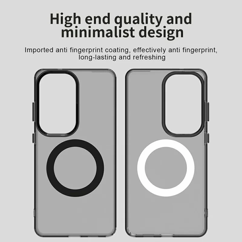 For Samsung Galaxy S26 Ultra Magnetic Case Anti Drop Hybrid Phone Back Cover - Black